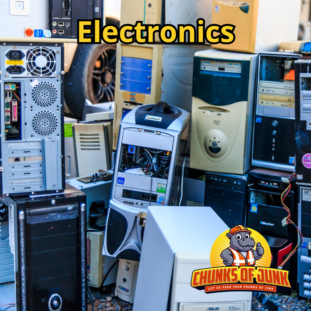 Junk removal services for electronics.