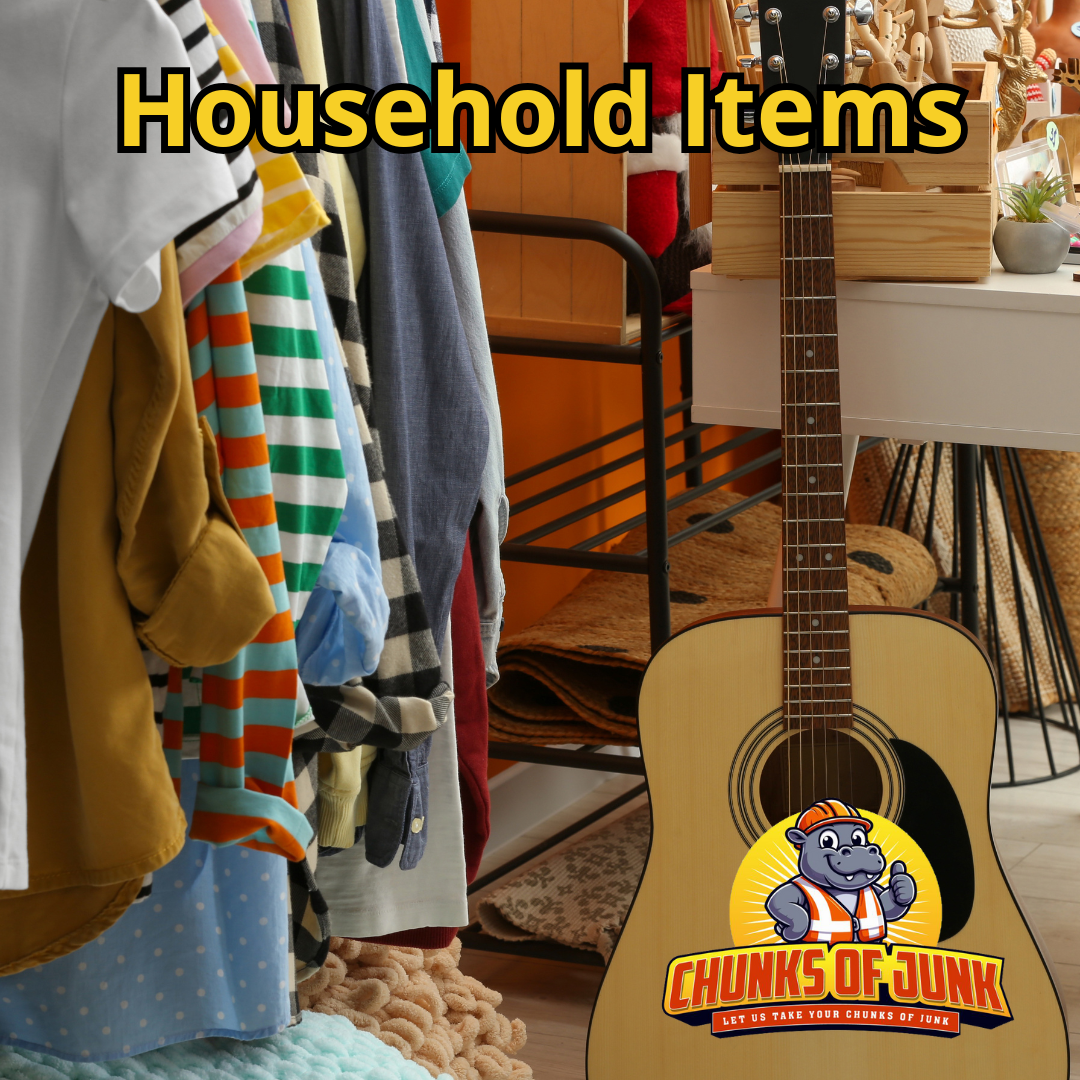 Junk removal services for household items or leftover garage sale items.